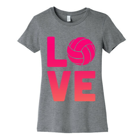 Love Volleyball (V-Neck) Womens T-Shirt