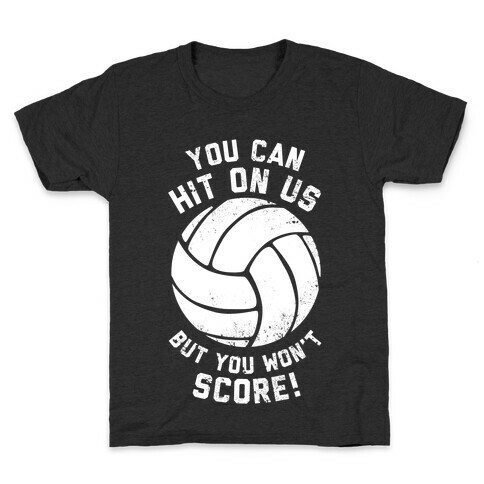 You Won't Score! (Volleyball) (Dark Tank) Kids T-Shirt