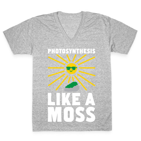 Photosynthesis Like A Moss V-Neck Tee Shirt