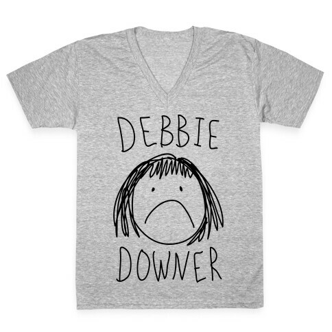 Debbie Downer V-Neck Tee Shirt