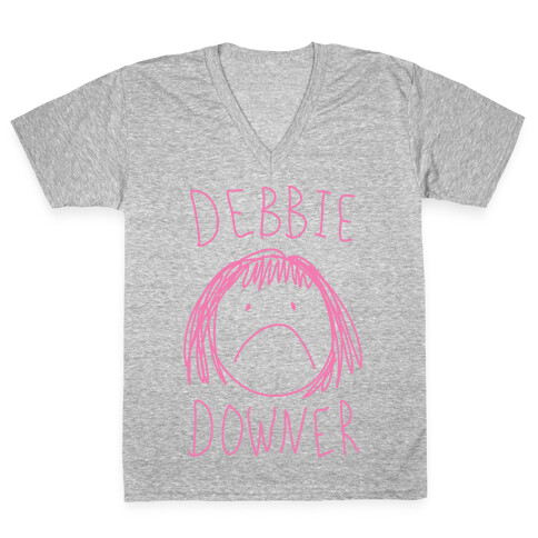 Debbie Downer V-Neck Tee Shirt