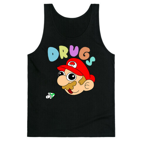 Mario On Drugs Tank Top