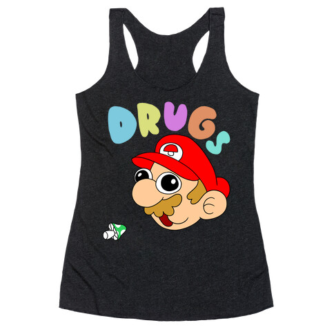 Mario On Drugs Racerback Tank Top