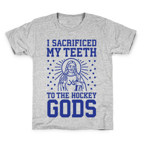 I Sacrificed My Teeth To The Hockey Gods Kids T-Shirt