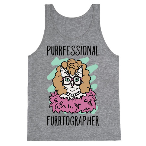 Purrfessional Furrtographer Tank Top