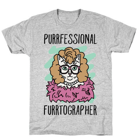 Purrfessional Furrtographer T-Shirt