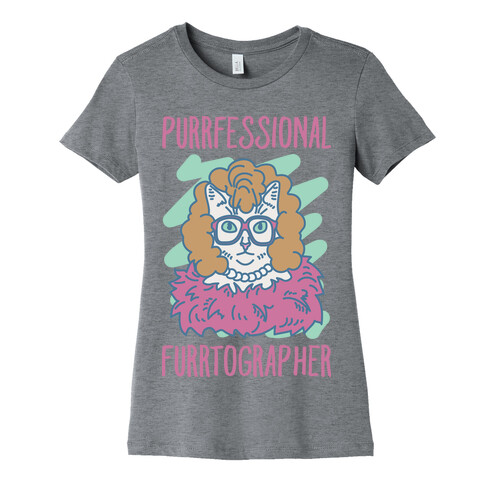 Purrfessional Furrtographer Womens T-Shirt