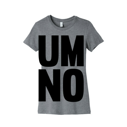 Um No Womens T-Shirt