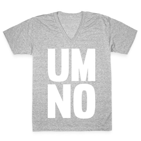 Um No V-Neck Tee Shirt