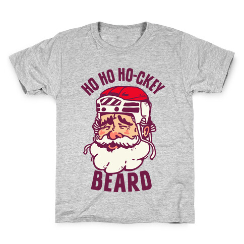 Ho Ho Ho-ckey Beard Kids T-Shirt