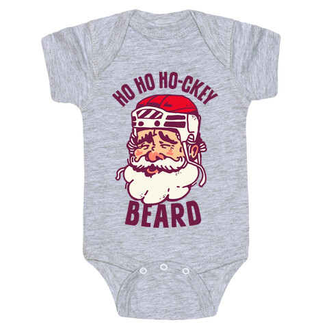 Ho Ho Ho-ckey Beard Baby One-Piece