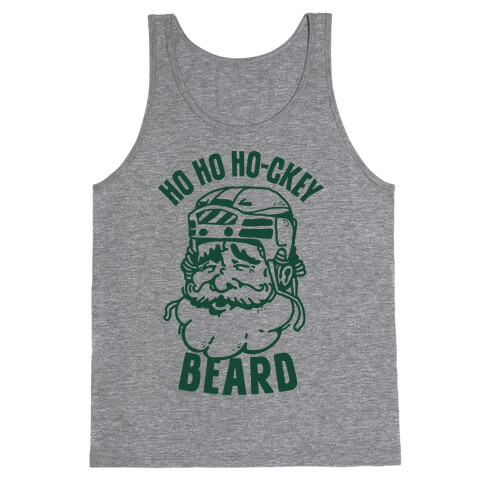 Ho Ho Ho-ckey Beard Tank Top