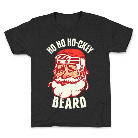 Ho Ho Ho-ckey Beard Kids T-Shirt