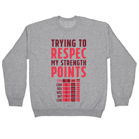 Trying to Respec My Strength Points  Pullover