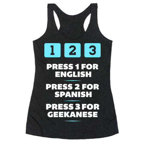 Geekanese Racerback Tank Top