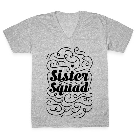 Sister Squad V-Neck Tee Shirt