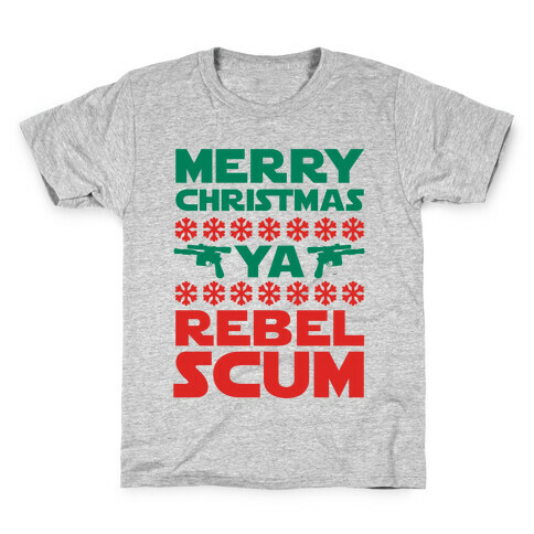 Merry Christmas Ya Rebel Scum Kids T-Shirt