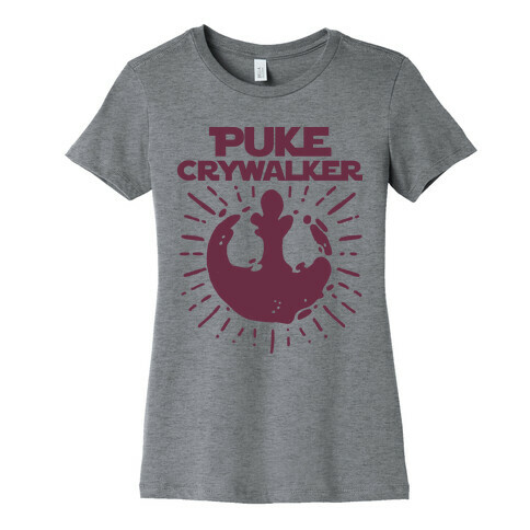 Puke Crywalker  Womens T-Shirt