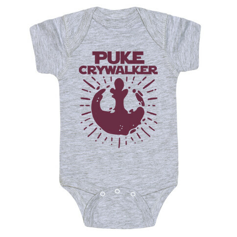 Puke Crywalker  Baby One-Piece