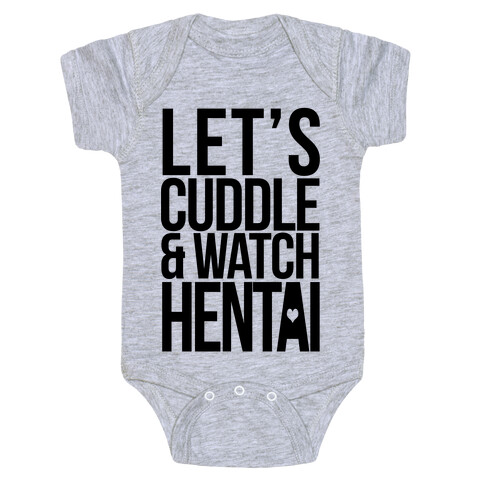 Let's Cuddle and Watch Hentai Baby One-Piece