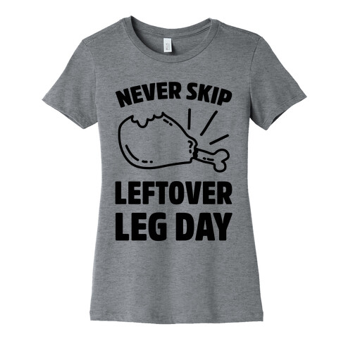 Never Skip Leftover Leg Day Womens T-Shirt