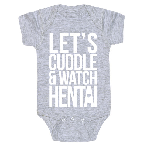 Let's Cuddle and Watch Hentai Baby One-Piece