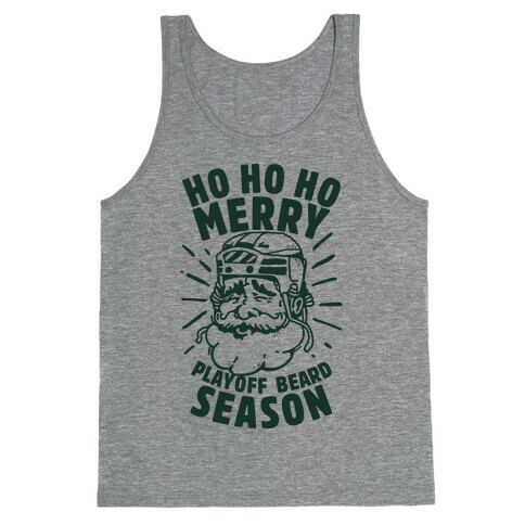 Merry Playoff Beard Season Tank Top