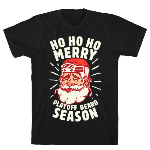 Merry Playoff Beard Season T-Shirt