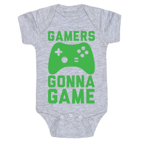 Gamers Gonna Game Baby One-Piece