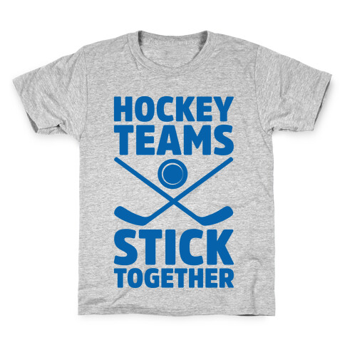 Hockey Teams Stick Together Kids T-Shirt