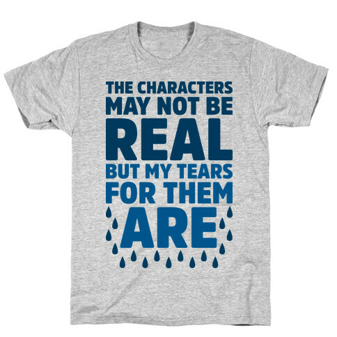 The Characters May Not Be Real T-Shirt