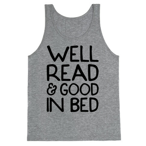 Well Read And Good In Bed Tank Top