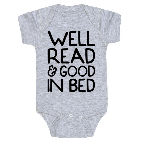 Well Read And Good In Bed Baby One-Piece