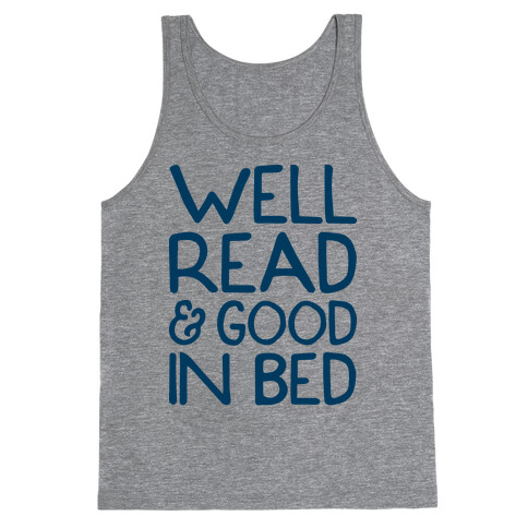 Well Read And Good In Bed Tank Top