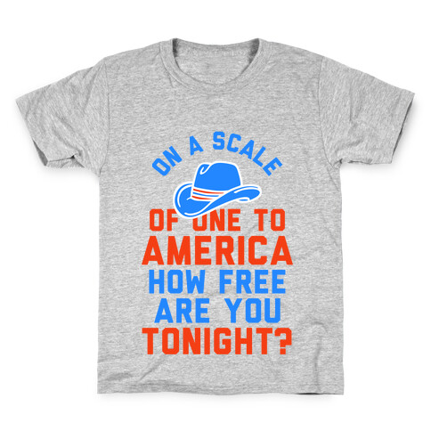 On a Scale of One To America (Tank) Kids T-Shirt