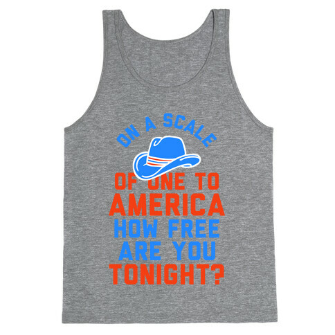 On a Scale of One To America (Tank) Tank Top