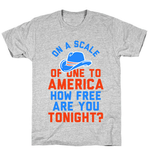 On a Scale of One To America (Tank) T-Shirt