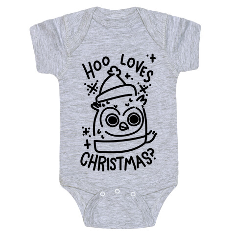 Hoo Loves Christmas? Baby One-Piece