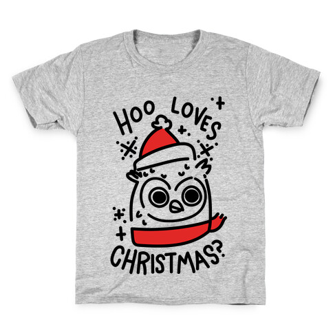 Hoo Loves Christmas? Kids T-Shirt