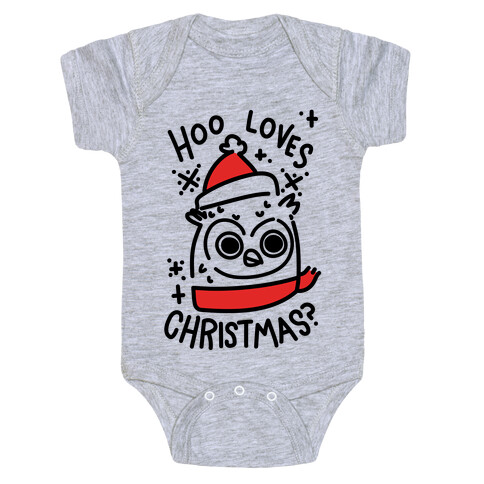 Hoo Loves Christmas? Baby One-Piece