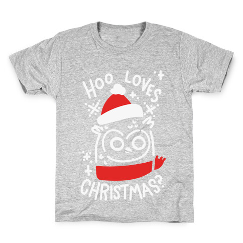 Hoo Loves Christmas? Kids T-Shirt