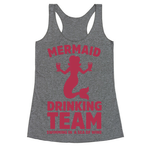 Mermaid Drinking Team Racerback Tank Top