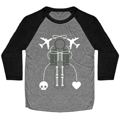 Fear and Love Baseball Tee