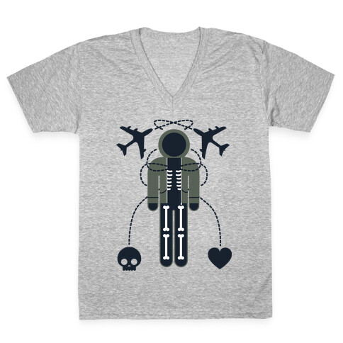 Fear and Love V-Neck Tee Shirt