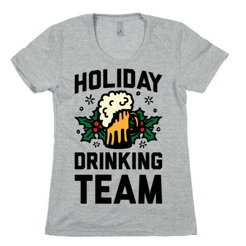 Holiday Drinking Team Womens T-Shirt