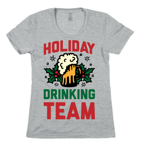 Holiday Drinking Team Womens T-Shirt