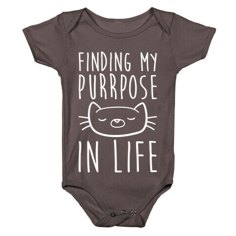 Finding My Purrpose In Life Baby One-Piece