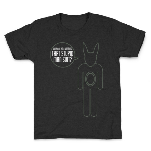 Stupid Man Suit Kids T-Shirt