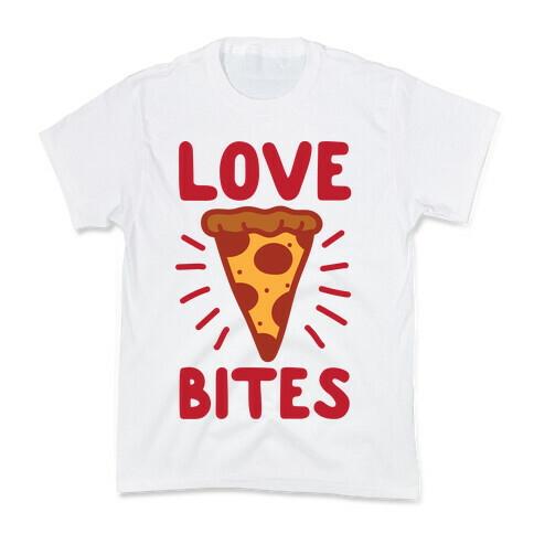 Love Bites Pizza Kids T-Shirt