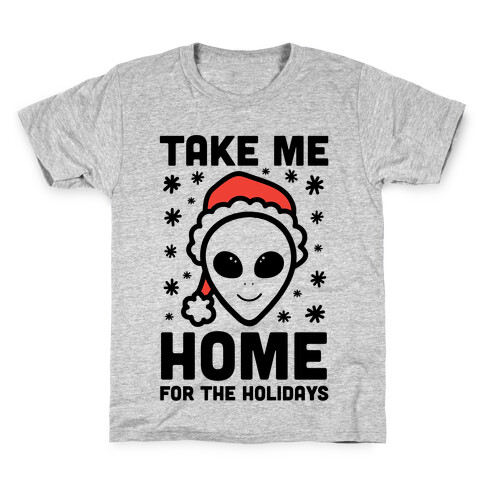 Take Me Home For The Holidays Kids T-Shirt